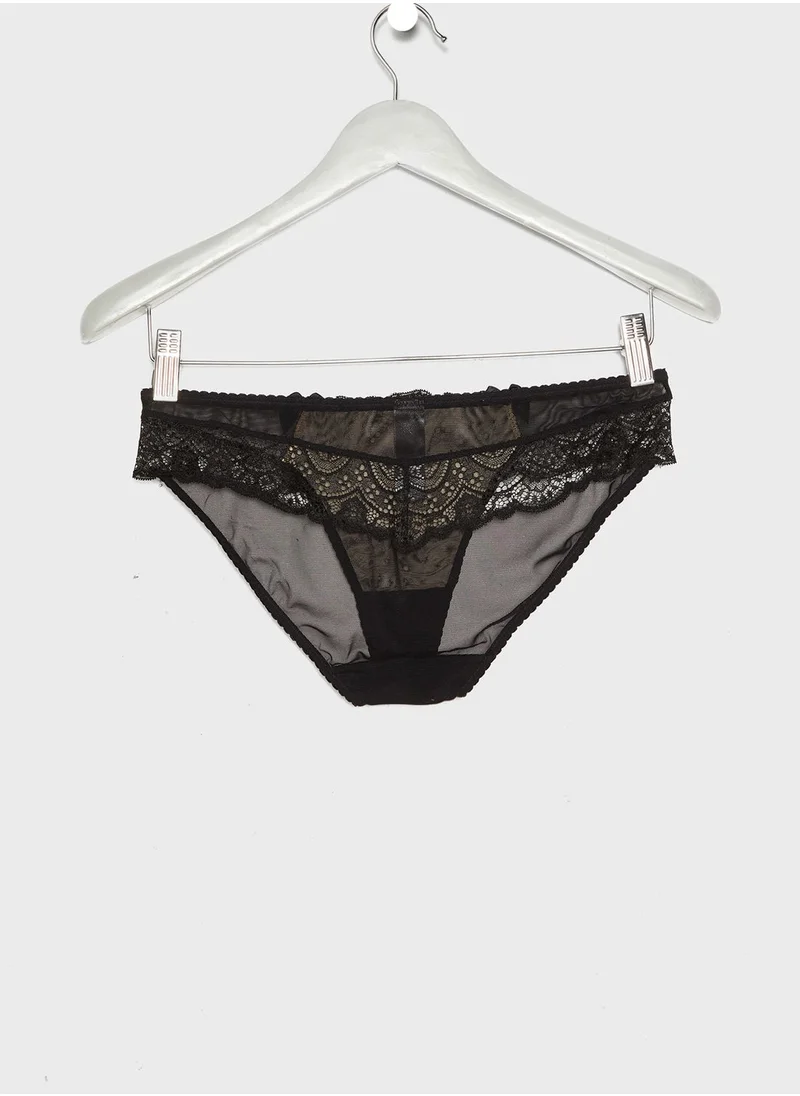 Boux Avenue Tori Lace Detail Brief