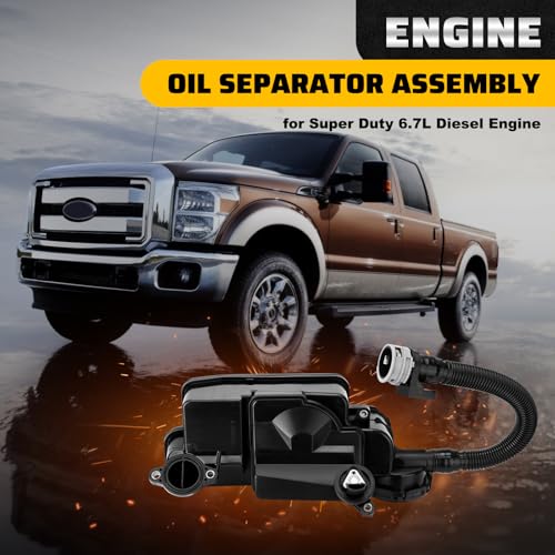 YEHERIT Engine Oil Separator Assembly Compatible with Ford F250 F350 F450 F550 2011 2012 2013 2014 2015 2016 Super Duty 67L Powerstroke Diesel PCV CCV Vent Valve Engine Crankcase ReplaceDC3Z6A785C - Image 3