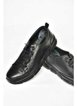 Fox Shoes P555191203 Black Leather Comfort Orthopedic Sole Women's Shoes  - Image 1