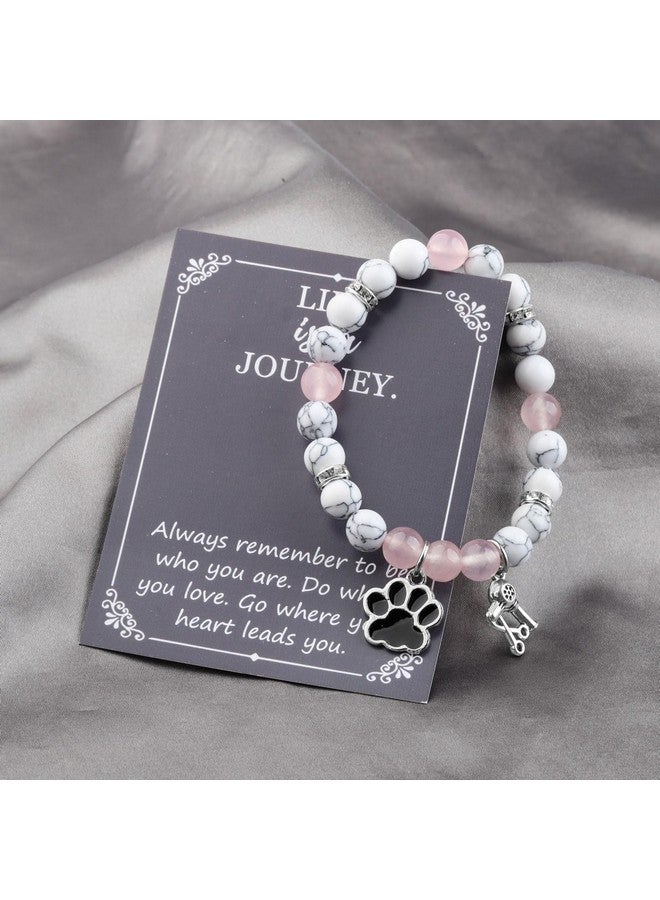 SEIRAA SEIRAA Dog Groomer Gift Pet Groomer Bead Bracelet Always Remember to Be Who You Are Dog Grooming Jewelry (Dog Groomer Bracelet)  - Image 3