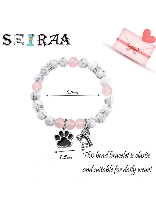 SEIRAA SEIRAA Dog Groomer Gift Pet Groomer Bead Bracelet Always Remember to Be Who You Are Dog Grooming Jewelry (Dog Groomer Bracelet)  - Image 5