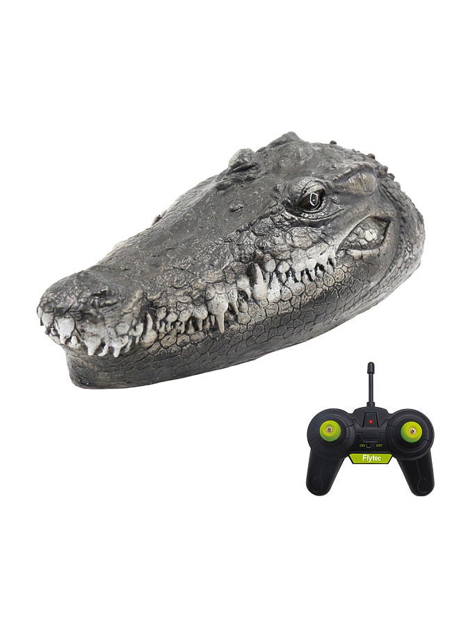 Flytec Flytec V005 RC Boat 2.4G Remote Control Electric Racing Boat for Pools with Simulation Crocodile Head Spoof Toy  - Image 1