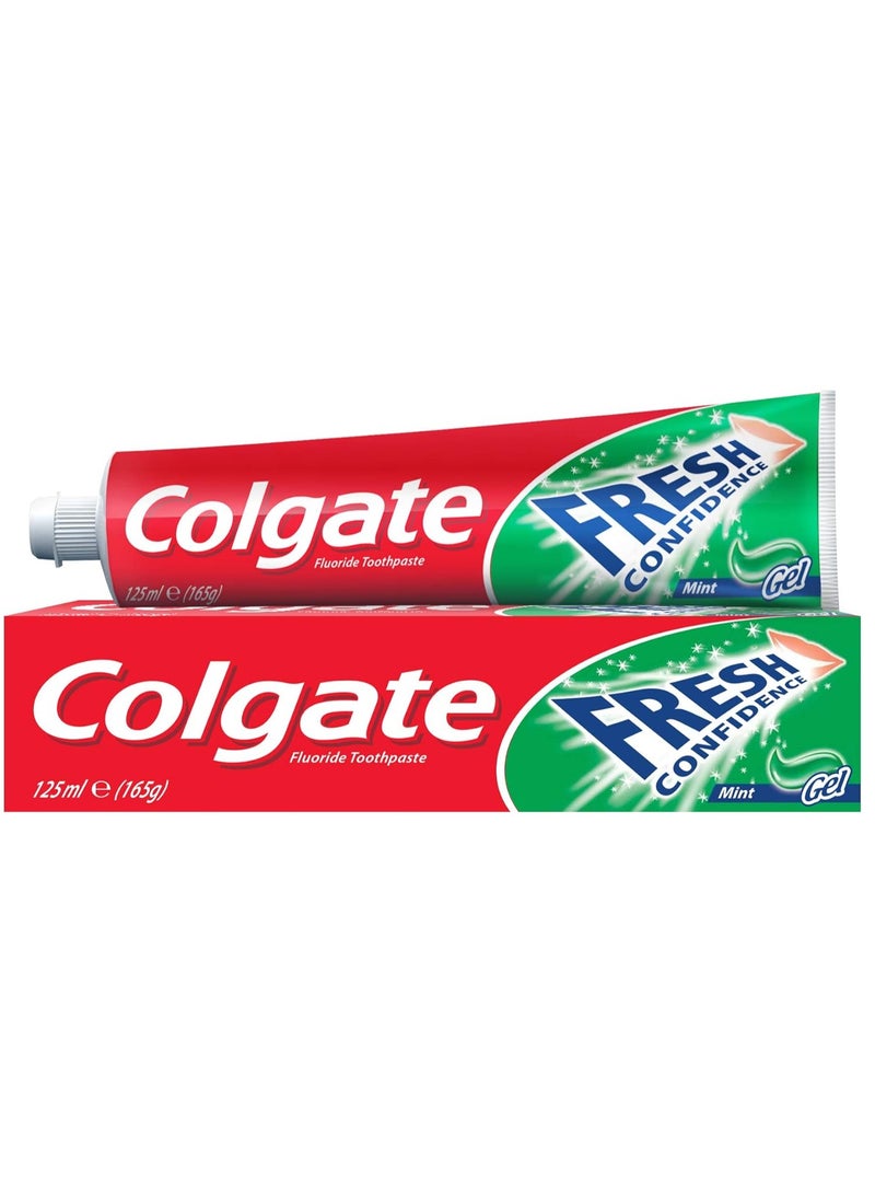 Colgate Fluoride Toothpaste Fresh Confidence Mint Gel - Image 1