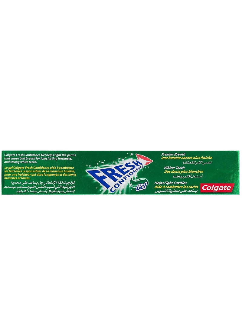 Colgate Fluoride Toothpaste Fresh Confidence Mint Gel - Image 3