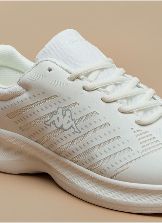 Kappa Men's Textured Sports Shoes with Lace-Up Closure  - Image 5