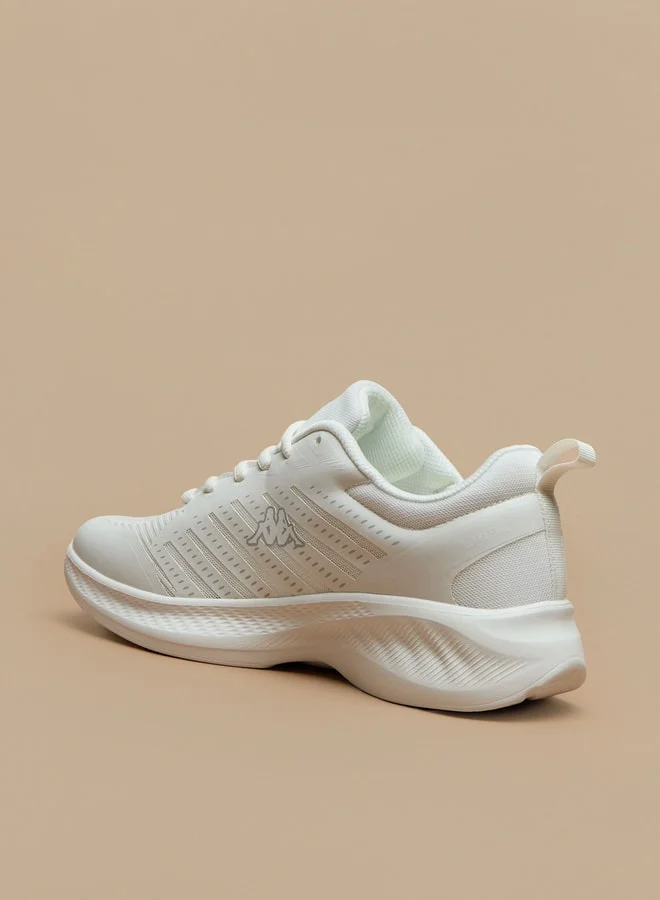 Kappa Men's Textured Sports Shoes with Lace-Up Closure