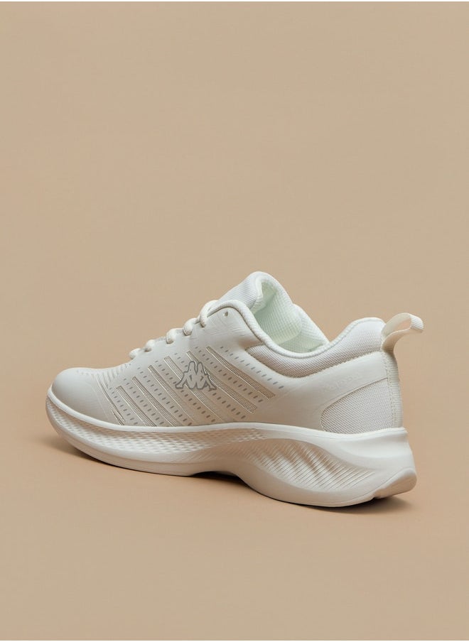 Kappa Men's Textured Sports Shoes with Lace-Up Closure  - Image 3
