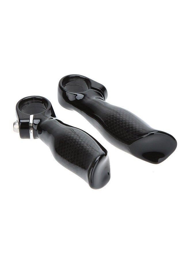 NIBEMINENT 2pcs Cycling Mountain Bike Bicycle MTB Full Carbon Fiber Handlebar Bar End Security Grip 22.2mm 13*3*10cm  - Image 3