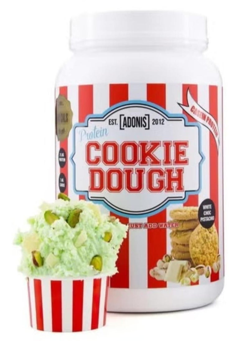 Adonis Protein Cookie Dough (Casein Protein) Â€“ White Chocolate Pistachio - Image 1