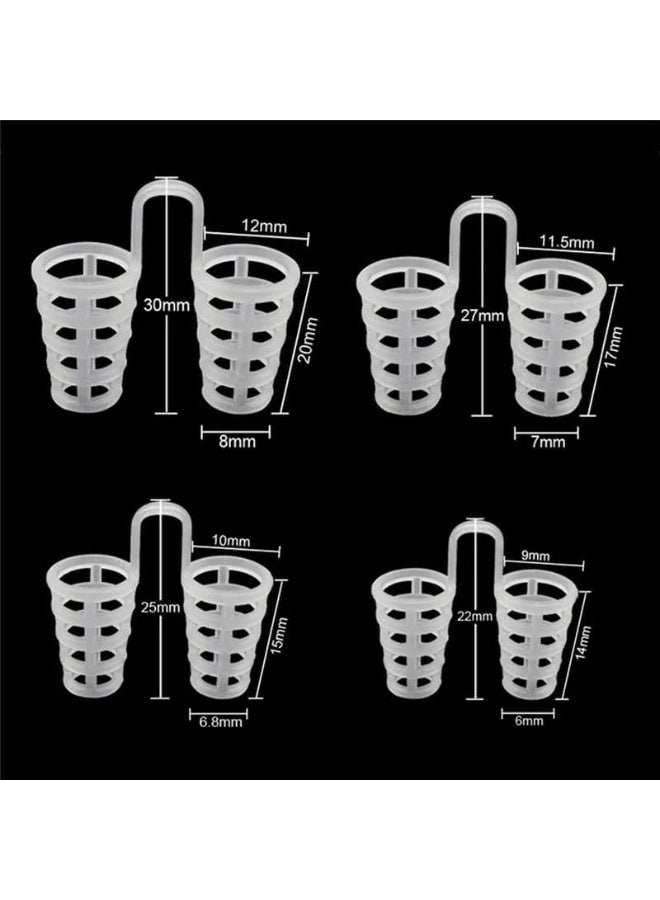 4pcs Anti Snore Apnea Nose Clip Anti-Snoring Breathe Aid Stop Snore Device Sleeping Aid Equipment Stop Snoring Sleep Aid - Image 2