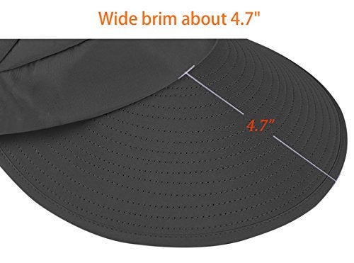 HINDAWI Sun Hats for Women Wide Brim UV Protection Sun Hat Visor Floppy Fishing Packable Caps - Image 4