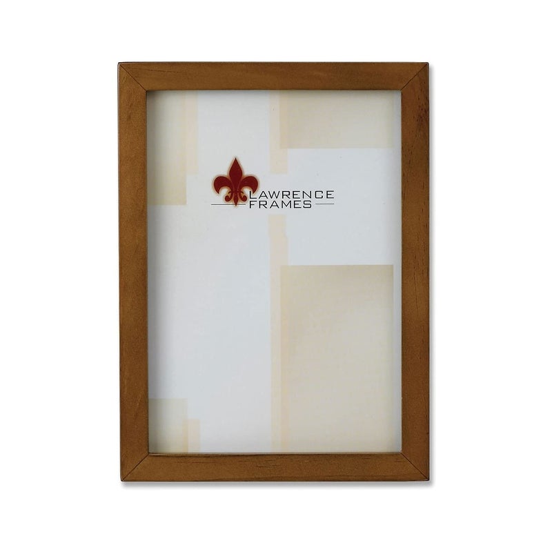 Lawrence Frames 766080 Nutmeg Wood Picture Frame 8 by 10Inch