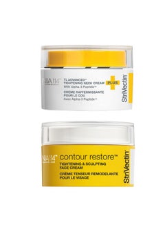 Strivectin StriVectin TL Advanced™ Holiday Duo Tighten and Sculpt Kit, Brighten and Lift Skin Tone, Peptides and Hyaluronic Acid  - Image 1