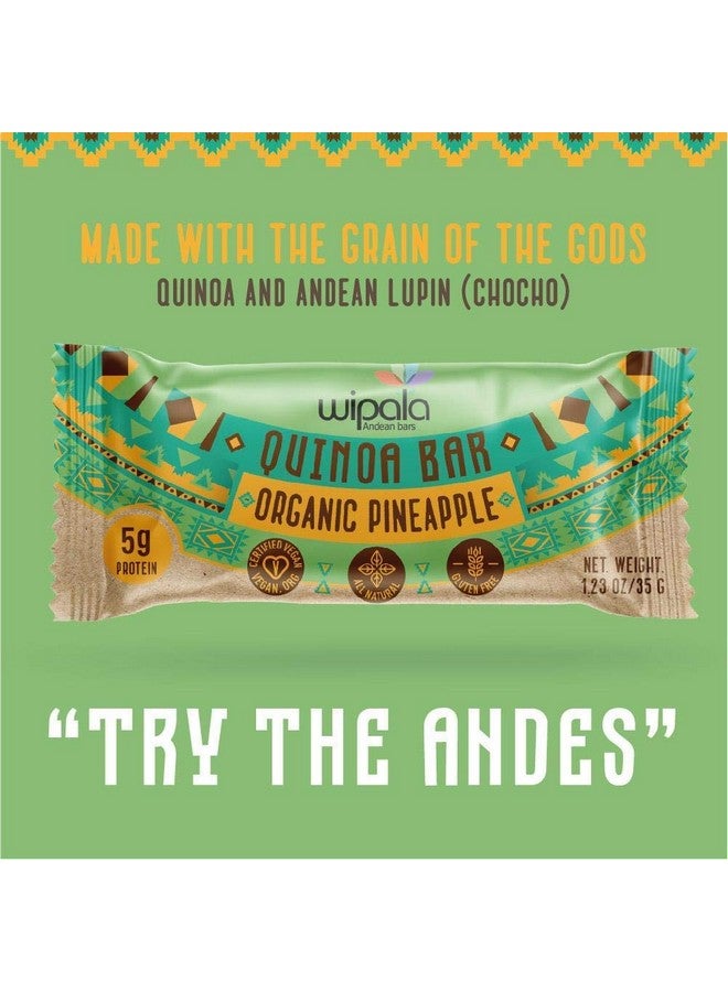 Health & Household Wipala Protein Bars - Pineapple : Made With Quinoa And Andean Lupin, Vegan, Nut Free, Gluten Free, Non-Gmo, 12 Pack - Image 3