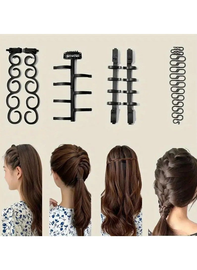 Goolsky 6-Piece Hair Styling Set: Fishbone Wavy Hair Clip, Braid Hair Clip, Twist Hair Clip, Hair Accessories for Normal Hair Type  - Image 1