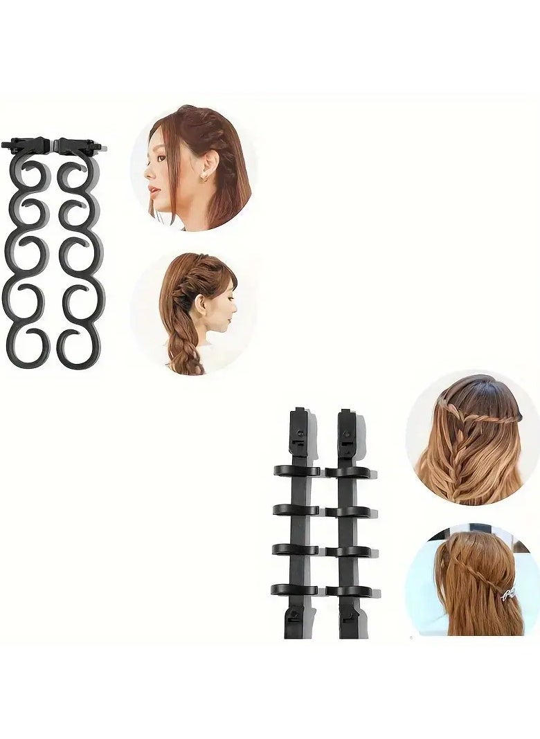 Goolsky 6-Piece Hair Styling Set: Fishbone Wavy Hair Clip, Braid Hair Clip, Twist Hair Clip, Hair Accessories for Normal Hair Type  - Image 2