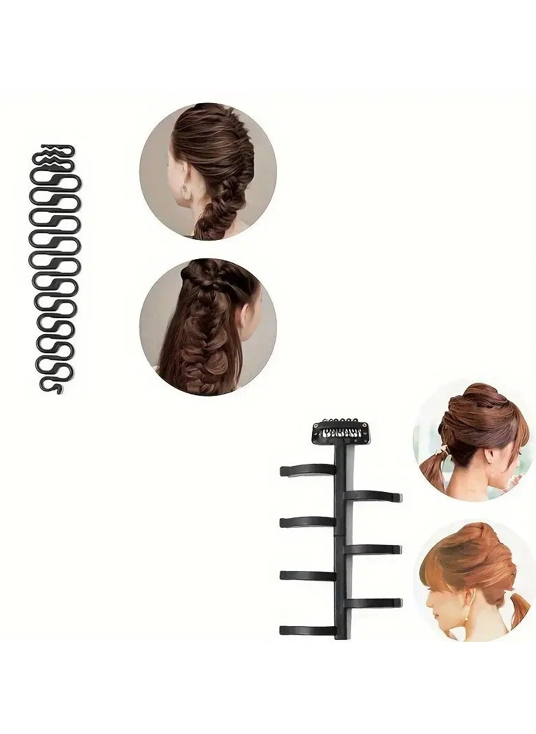Goolsky 6-Piece Hair Styling Set: Fishbone Wavy Hair Clip, Braid Hair Clip, Twist Hair Clip, Hair Accessories for Normal Hair Type  - Image 4