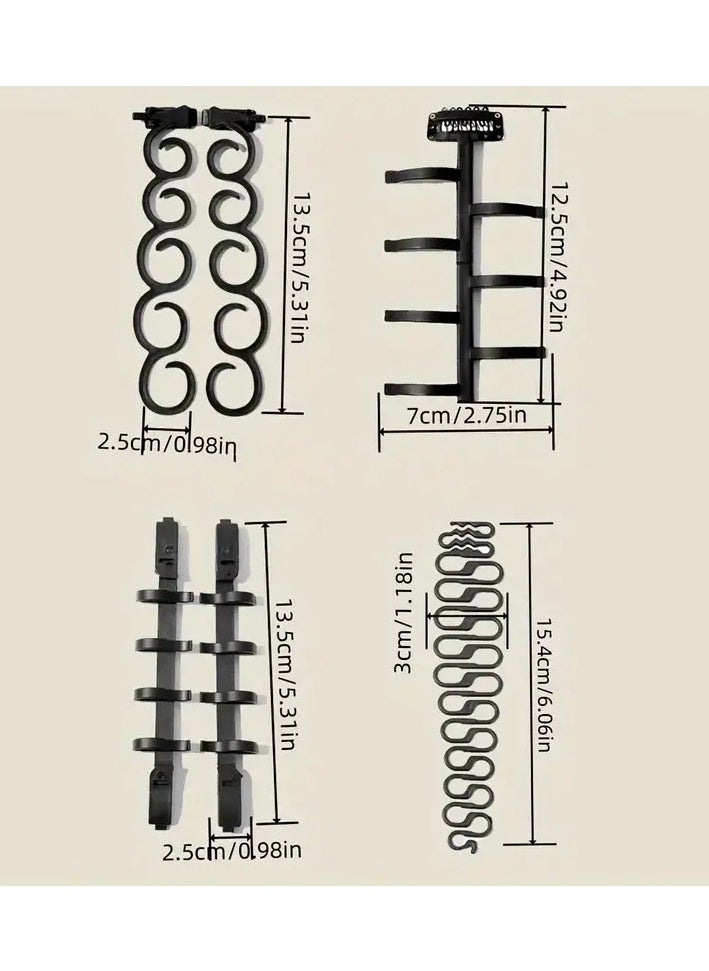 Goolsky 6-Piece Hair Styling Set: Fishbone Wavy Hair Clip, Braid Hair Clip, Twist Hair Clip, Hair Accessories for Normal Hair Type  - Image 5