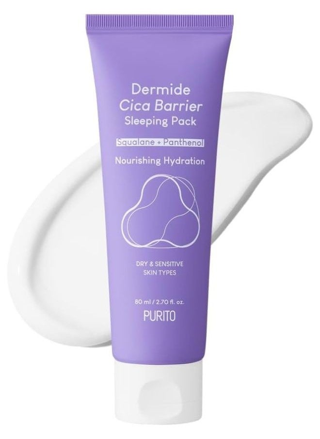 PURITO Dermide Cica Barrier Sleeping Pack 80ml  - Image 1