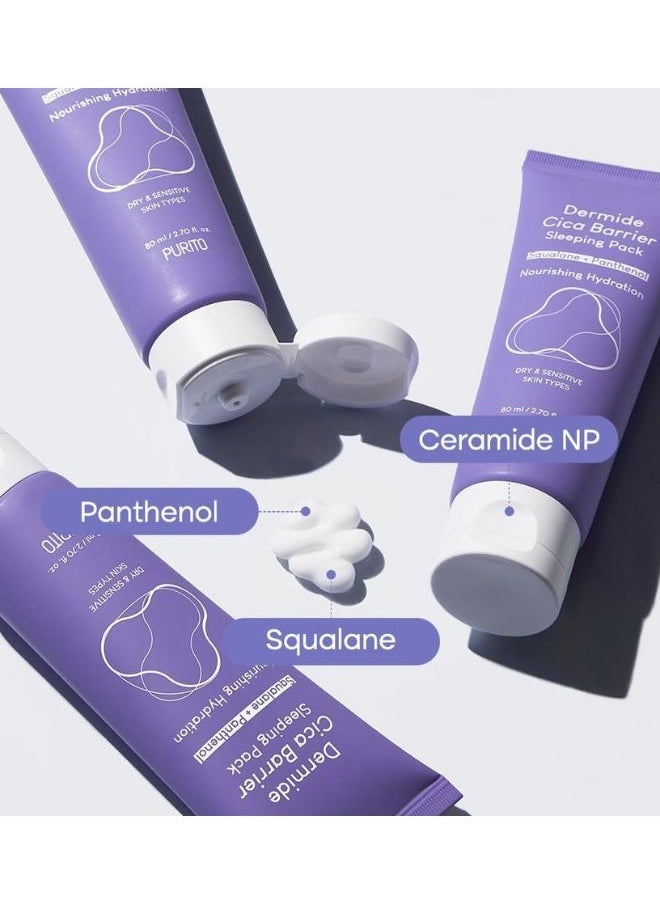 PURITO Dermide Cica Barrier Sleeping Pack 80ml  - Image 4