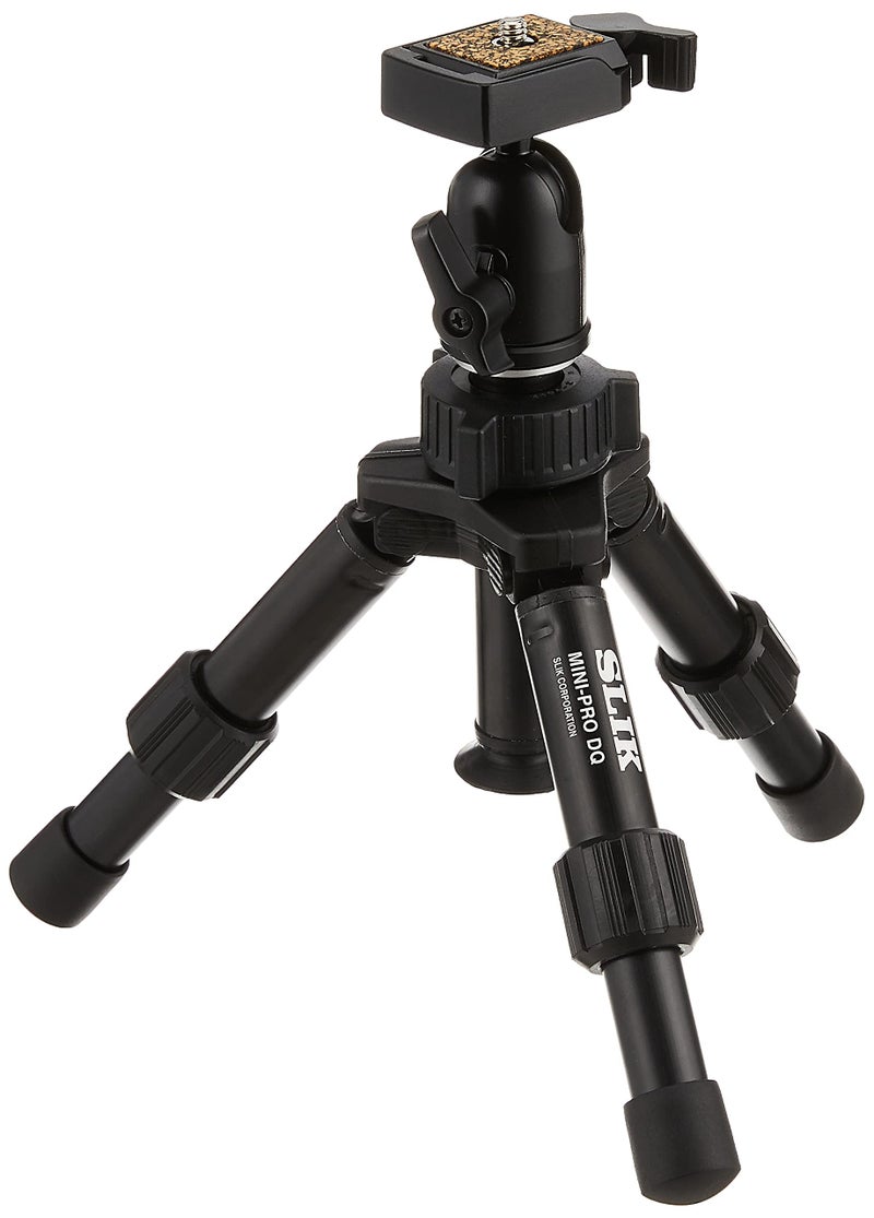 SLIK Mini Pro DQ 2-Section Table-Top Tripod - Black - Image 2