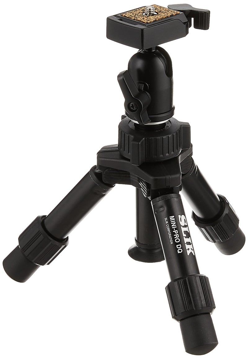 SLIK Mini Pro DQ 2-Section Table-Top Tripod - Black - Image 1