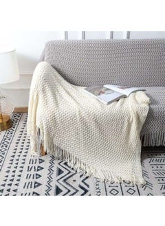 Y&D Sofa Blanket Combination White 127x173cm 