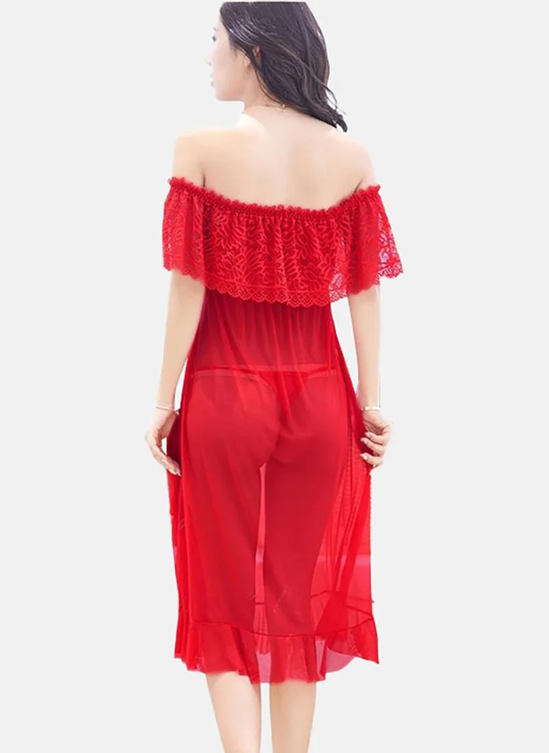 يونيكي Red Solid Babydoll
