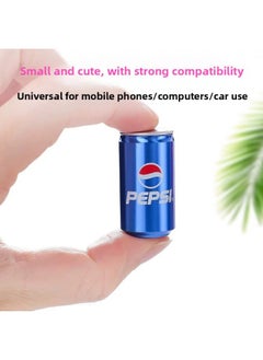 Generic Creative Cola Music USB Flash Drive Metal Customizable Personalized Engraving Portable Data Storage Device USB 2.0 Interface-Color:Silver-Capacity:8GB  - Image 3
