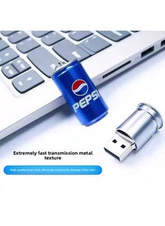 Generic Creative Cola Music USB Flash Drive Metal Customizable Personalized Engraving Portable Data Storage Device USB 2.0 Interface-Color:Silver-Capacity:8GB  - Image 5