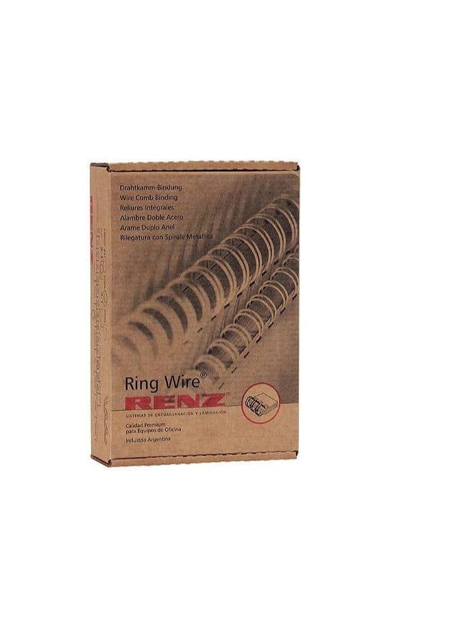 RENZ 100-Pieces Binding Wire A4 3:1 6.9mm 1/4" White  - Image 1