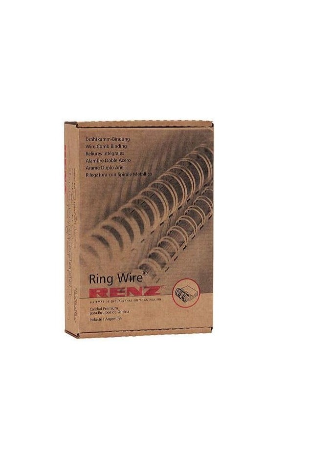 RENZ 100-Pieces Binding Wire A4 3:1 6.9mm 1/4" White  - Image 2