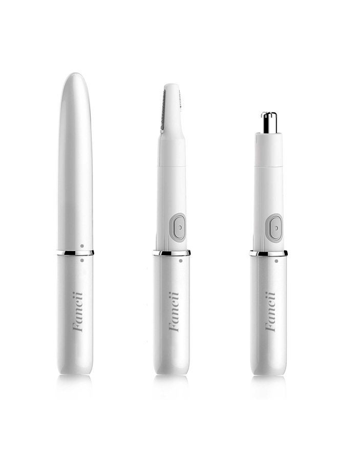Fancii Water Resistant Precision Trimmer for Nose, Ear, Eyebrow, Facial and Body Hair Removal - All-in-1 Professional Groomer for Women and Men - Image 1