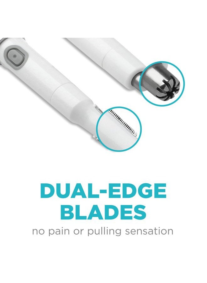 Fancii Water Resistant Precision Trimmer for Nose, Ear, Eyebrow, Facial and Body Hair Removal - All-in-1 Professional Groomer for Women and Men - Image 3