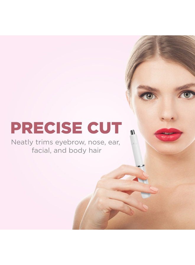 Fancii Water Resistant Precision Trimmer for Nose, Ear, Eyebrow, Facial and Body Hair Removal - All-in-1 Professional Groomer for Women and Men - Image 5