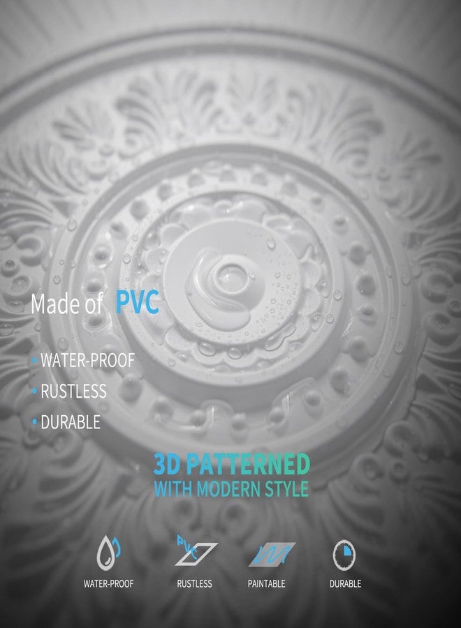 آرت3d مجموعة من 12 بلاط سقف معلق من Art3d، مقاس 2×2 قدم، ألواح سقف من مادة PVC سهلة التركيب للمطبخ الداخلي والحمام والبدروم، مقاس 24×24 بوصة، لون أبيض - Image 3