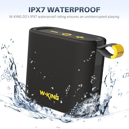 W-KING WKING IPX7 Waterproof Bluetooth Speaker Loud Wireless Outdoor Portable Speakers With HD Sound Deep Bass Bluetooth 54 Stereo Pairing Bike Mountable FM Radio TF Card AUXIN - Image 3