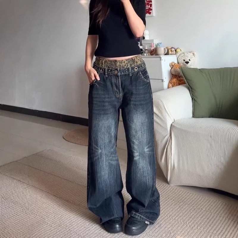 Unisex Casual Daily Denim Jeans - Image 2
