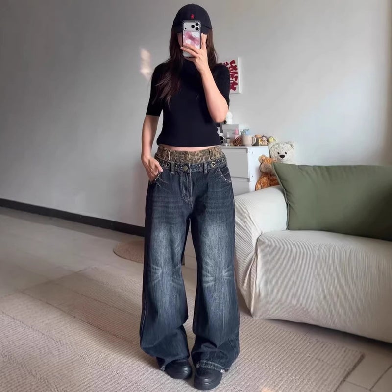 Unisex Casual Daily Denim Jeans - Image 4