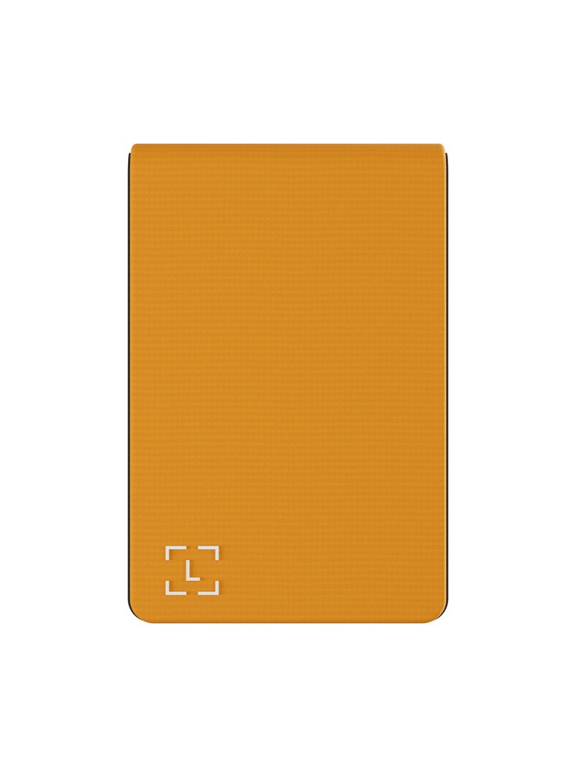 Ledger Nano Gen5 Magnet Folio Case | Secure & Protective Storage Case for Nano Gen5 Wallet, Magnetic Flip Design, Anti-Scratch, Slim and Lightweight - Bitcoin Orange - Image 4