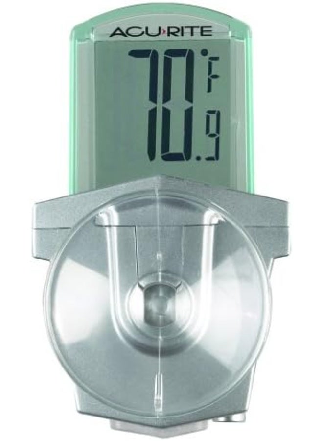 Acurite AcuRite 00799HDSBA1 00799 Digital Outdoor Window Thermometer, White, 0.2 - Image 1