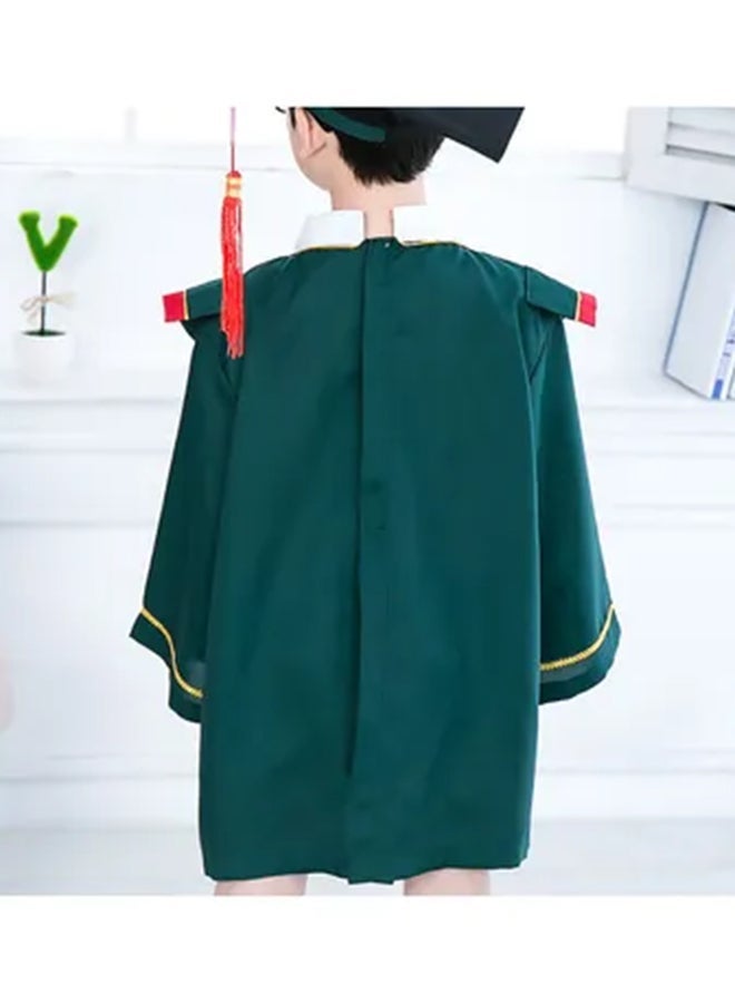 NIBEMINENT Kids Graduation Role Pretend Play Costume With Cap - Image 3