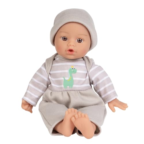 Adora Sweet Baby - 11” Soft & Cuddly Baby Doll, Realistic Features, Gentle Scent, Machine Washable, Lightweight & Easy to Hold | Adorable Playmate (Boy Dino) - Image 1