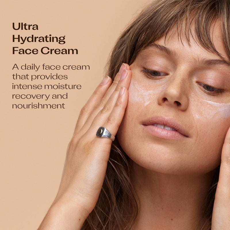Trilogy Ultra Hydrating Face Cream, Intense Moisture for Dry Skin with Rosehip Oil, 2.5 fl oz - Image 2