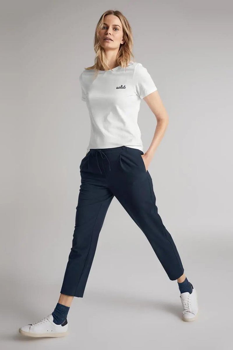Tchibo Women Side Pocket Jogger Pants, Navy - Image 1