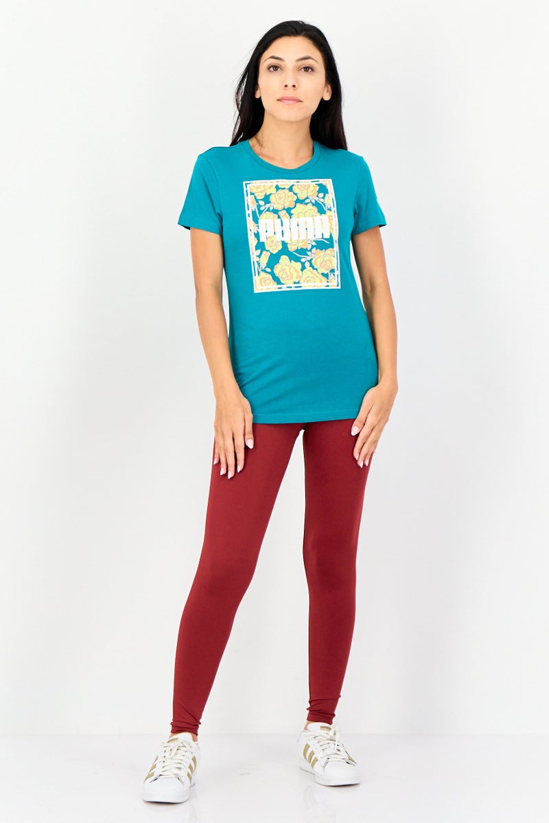 PUMA Women Regular Fit Short Sleeve Outdoors T-Shirts, Multicolor - Image 3