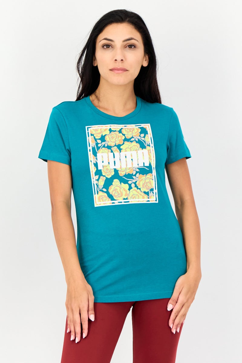 PUMA Women Regular Fit Short Sleeve Outdoors T-Shirts, Multicolor - Image 1