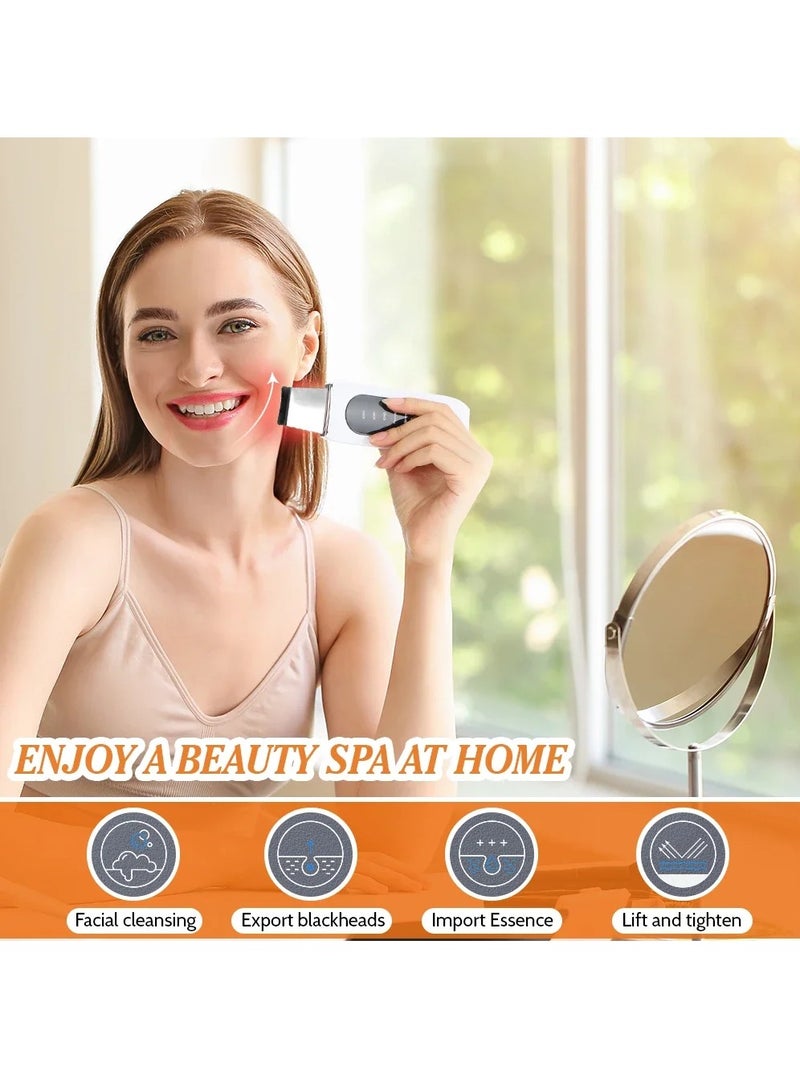 Ultrasonic Skin Scrubber Electric, 5-speed Adjustment Removing Black Corners Cleaning Pores Imported Beauty Equipment - Image 3