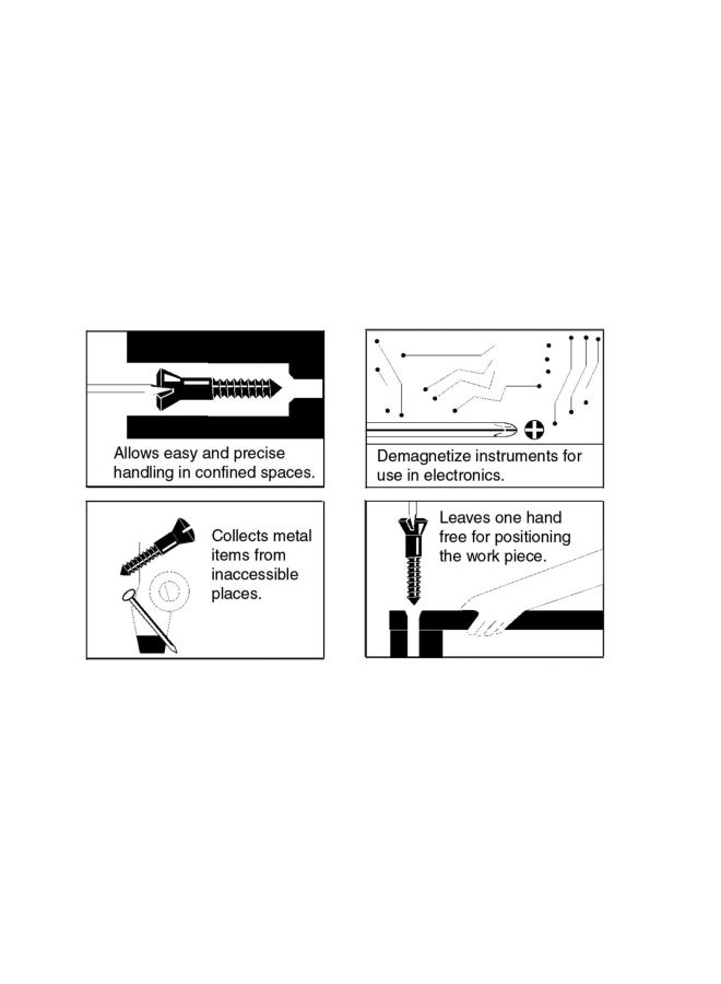Wiha 40010 Magnetizer Demagnetizer Black - Image 2