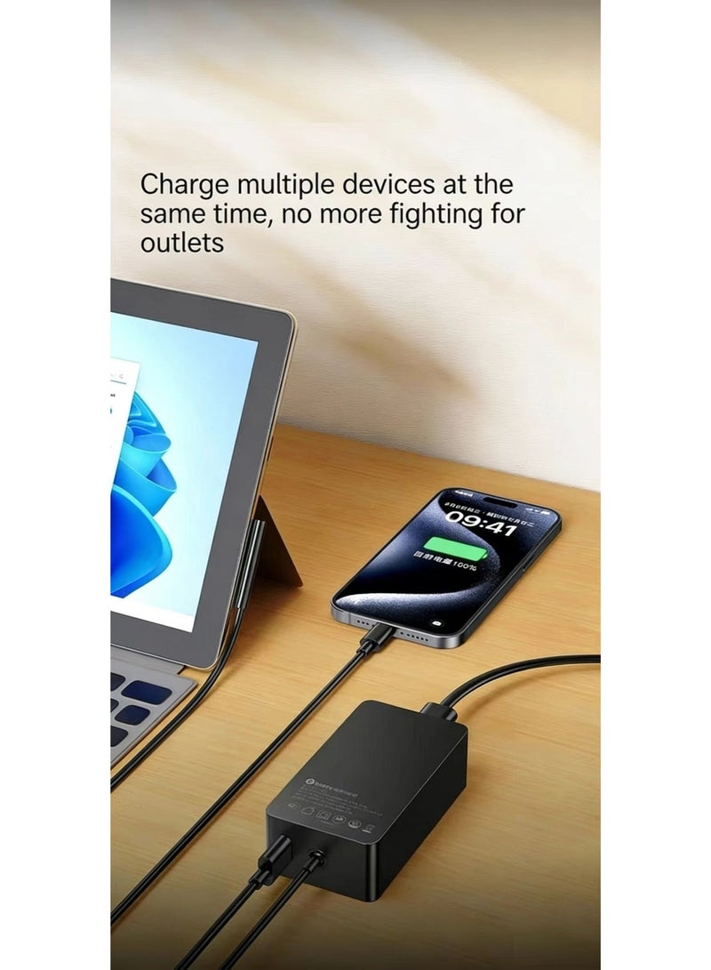 Captaintech 65W Surface Power Supply - Universal Fast Charger for Surface Pro, Laptop, Book & Go ,Support 44W/36W/24W ,6-Point Safety Protection ,Extra-Long Magnetic Power Cord - Image 5
